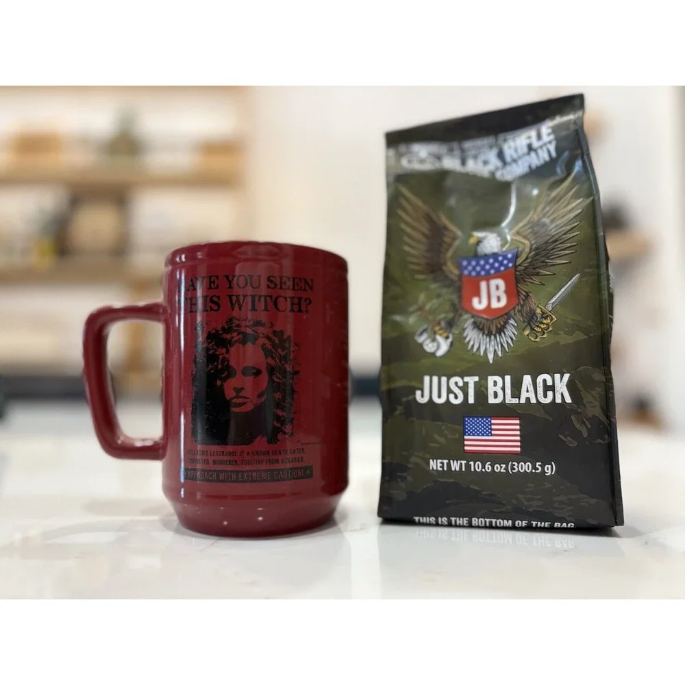 Wizarding World of Harry Potter rare Bellatrix Lestrange Wanted Witch Coffee Mug